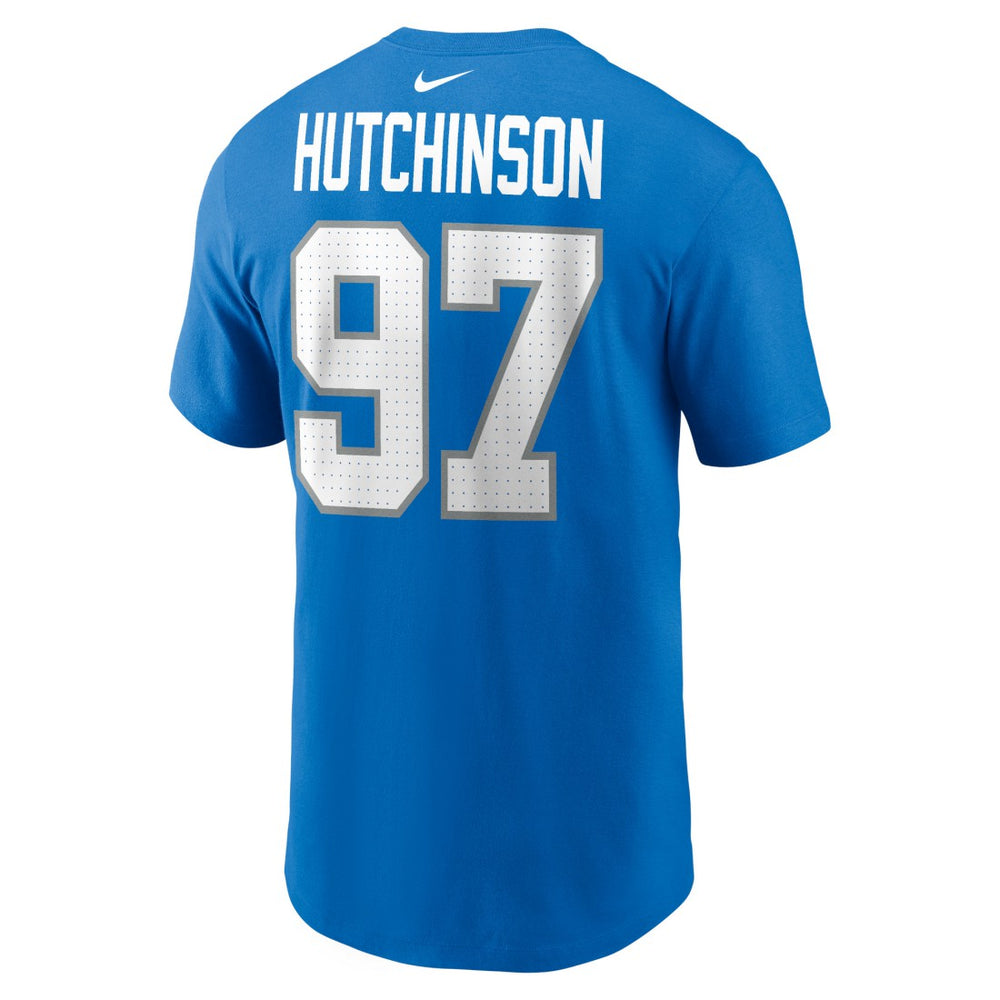 NFL Detroit Lions Aidan Hutchinson  Name & Number T-Shirt