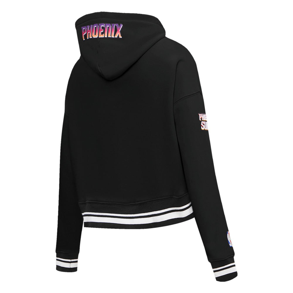 Phoenix Suns Pro Standard Women's 2023/24 City Edition Cropped Pullover Hoodie - Black shop