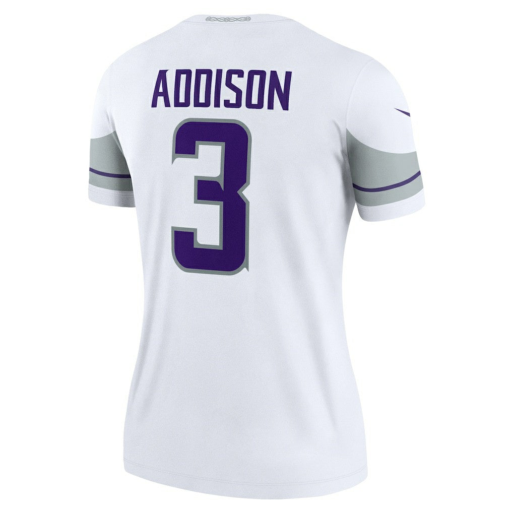 NFL Minnesota Vikings Jordan Addison  Women's Alternate Legend Player Performance Top
