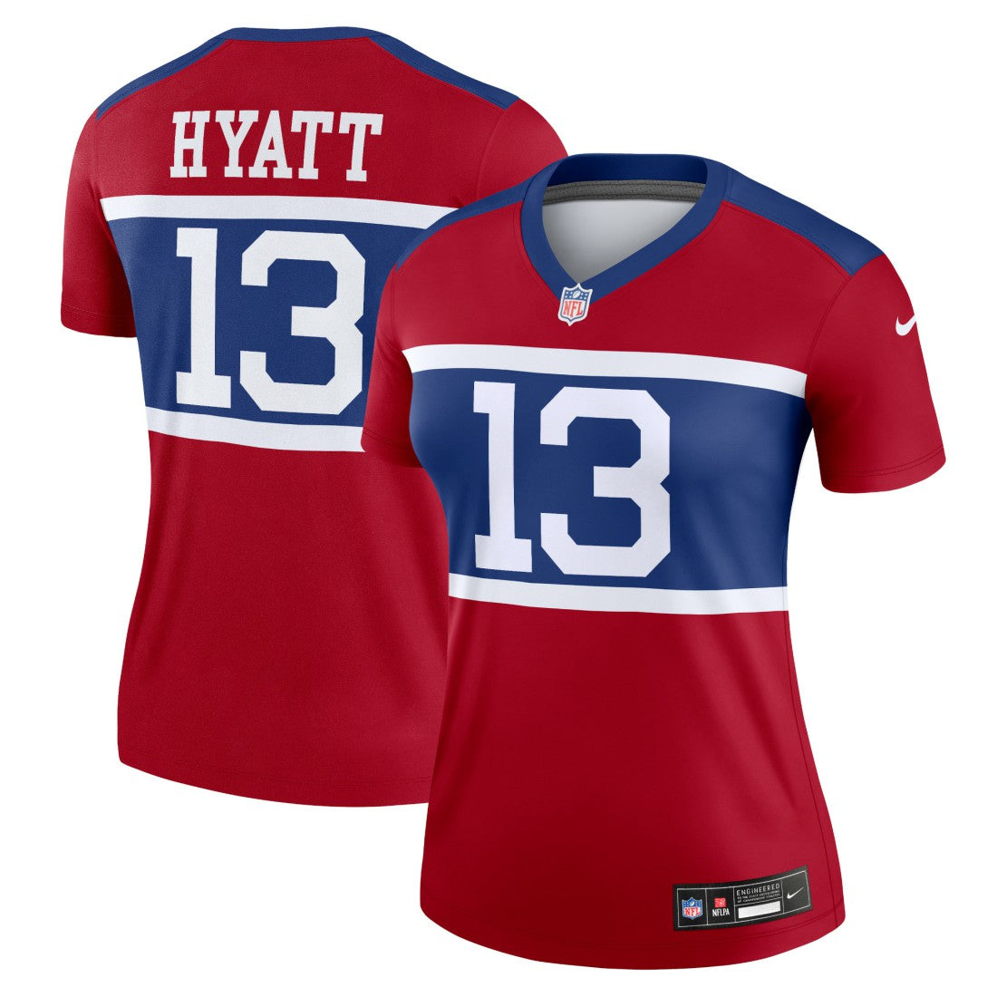 NFL New York Giants Jalin Hyatt  Women's Alternate Legend Player Performance Top