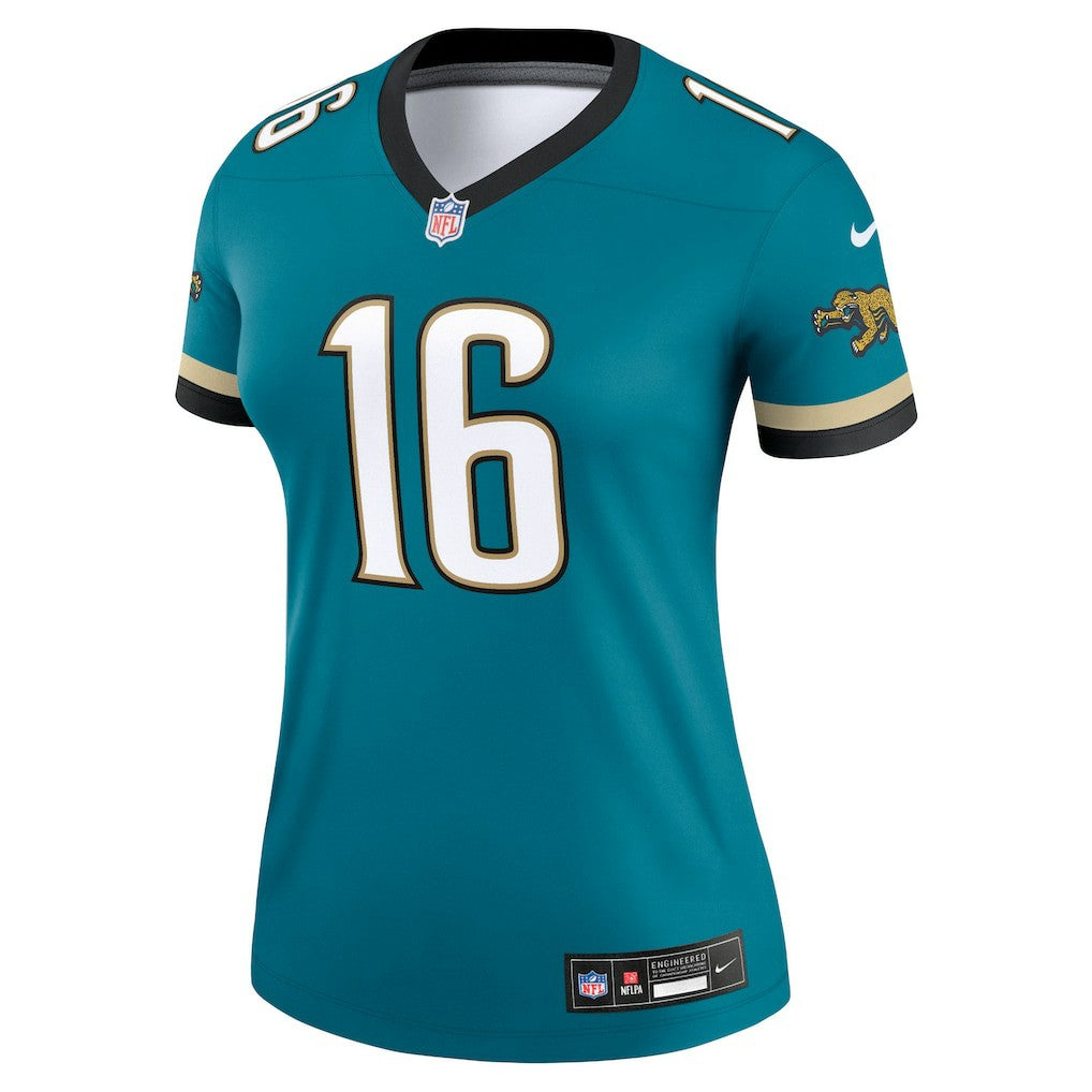 NFL Jacksonville Jaguars Trevor Lawrence  Women's Alternate Legend Player Performance Top