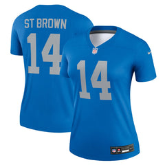NFL Detroit Lions Amon-Ra St. Brown  Women's Alternate Legend Player Performance Top