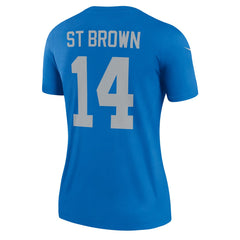 NFL Detroit Lions Amon-Ra St. Brown  Women's Alternate Legend Player Performance Top