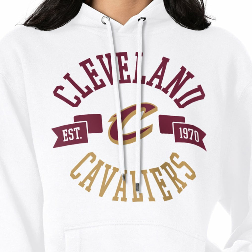 Cleveland Cavaliers G-III 4Her by Carl Banks Women's City Pullover Hoodie sale - White sale