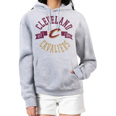 Cleveland Cavaliers G-III 4Her by Carl Banks Women's City Pullover Hoodie sale - Heather Gray on sale