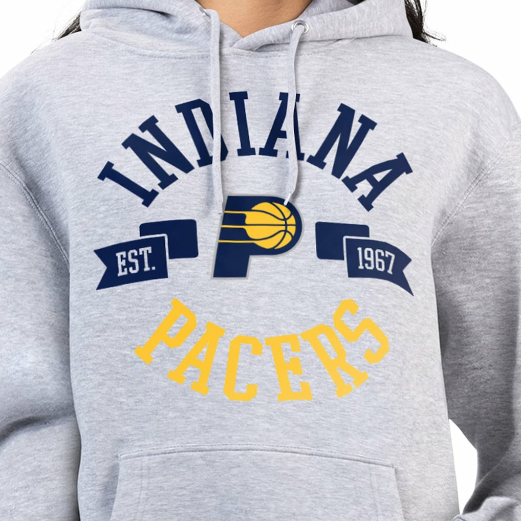 Indiana Pacers G-III 4Her by Carl Banks Women's City Pullover Hoodie - Heather Gray sale