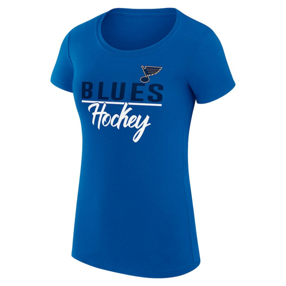 St. Louis Blues G-III 4Her by Carl Banks Women's Super-Slim Fit Lightweight Team Sport T-Shirt