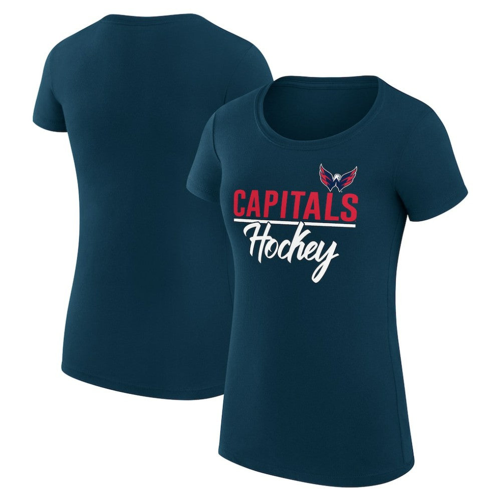 Washington Capitals G-III 4Her by Carl Banks Women's Super-Slim Fit Lightweight Team Sport T-Shirt