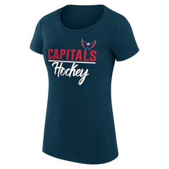Washington Capitals G-III 4Her by Carl Banks Women's Super-Slim Fit Lightweight Team Sport T-Shirt