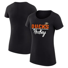 Anaheim Ducks G-III 4Her by Carl Banks Women's Super-Slim Fit Lightweight Team Sport T-Shirt