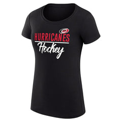 Carolina Hurricanes G-III 4Her by Carl Banks Women's Super-Slim Fit Lightweight Team Sport T-Shirt