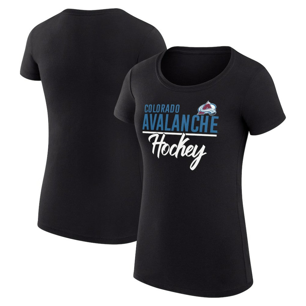 Colorado Avalanche G-III 4Her by Carl Banks Women's Super-Slim Fit Lightweight Team Sport T-Shirt