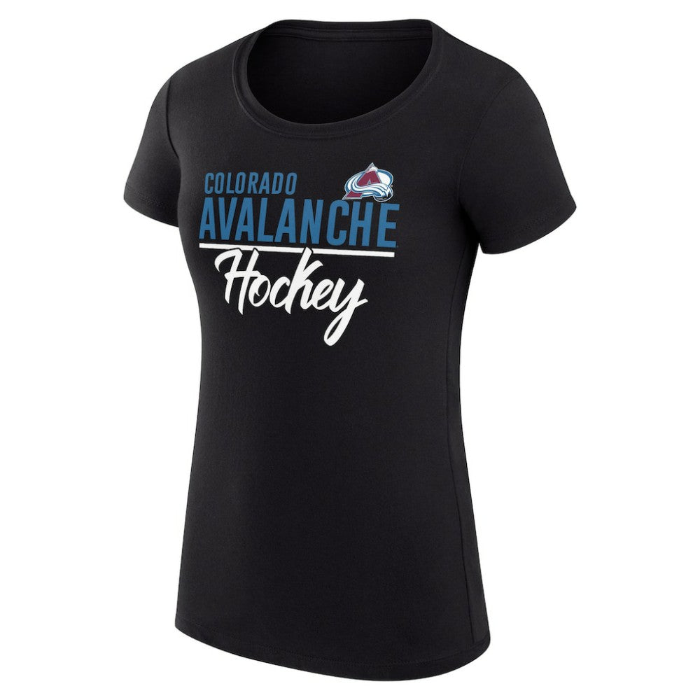 Colorado Avalanche G-III 4Her by Carl Banks Women's Super-Slim Fit Lightweight Team Sport T-Shirt