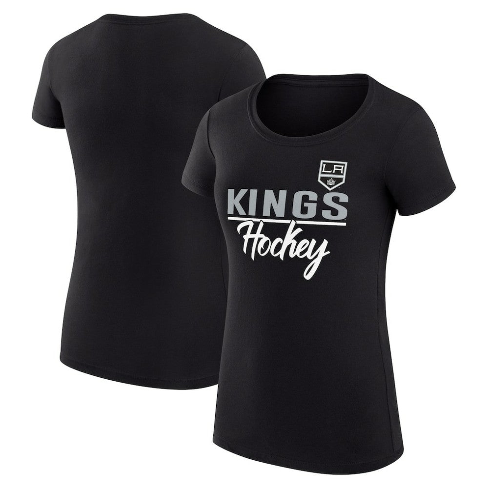 Los Angeles Kings G-III 4Her by Carl Banks Women's Super-Slim Fit Lightweight Team Sport T-Shirt