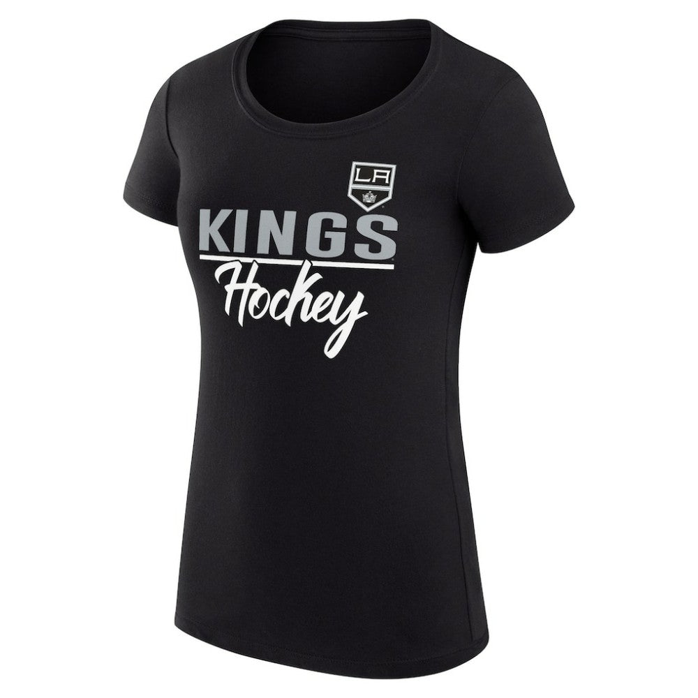 Los Angeles Kings G-III 4Her by Carl Banks Women's Super-Slim Fit Lightweight Team Sport T-Shirt
