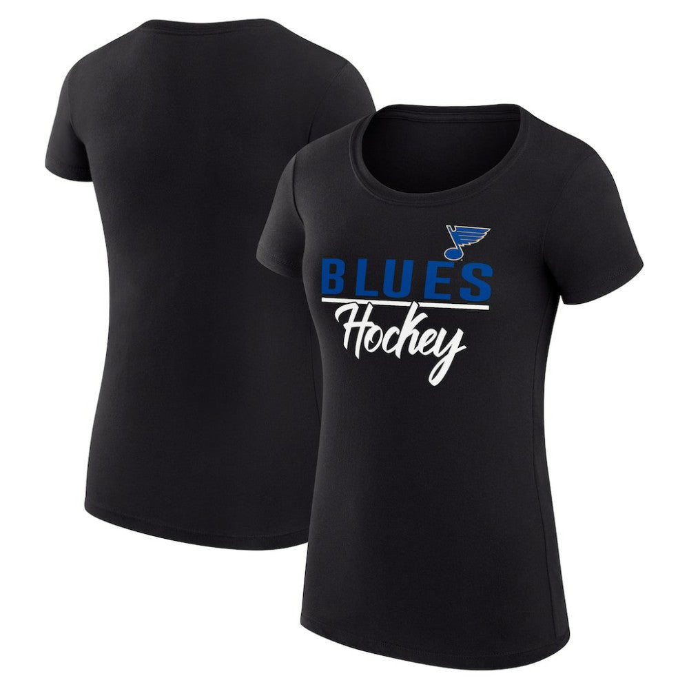 St. Louis Blues G-III 4Her by Carl Banks Women's Super-Slim Fit Lightweight Team Sport T-Shirt
