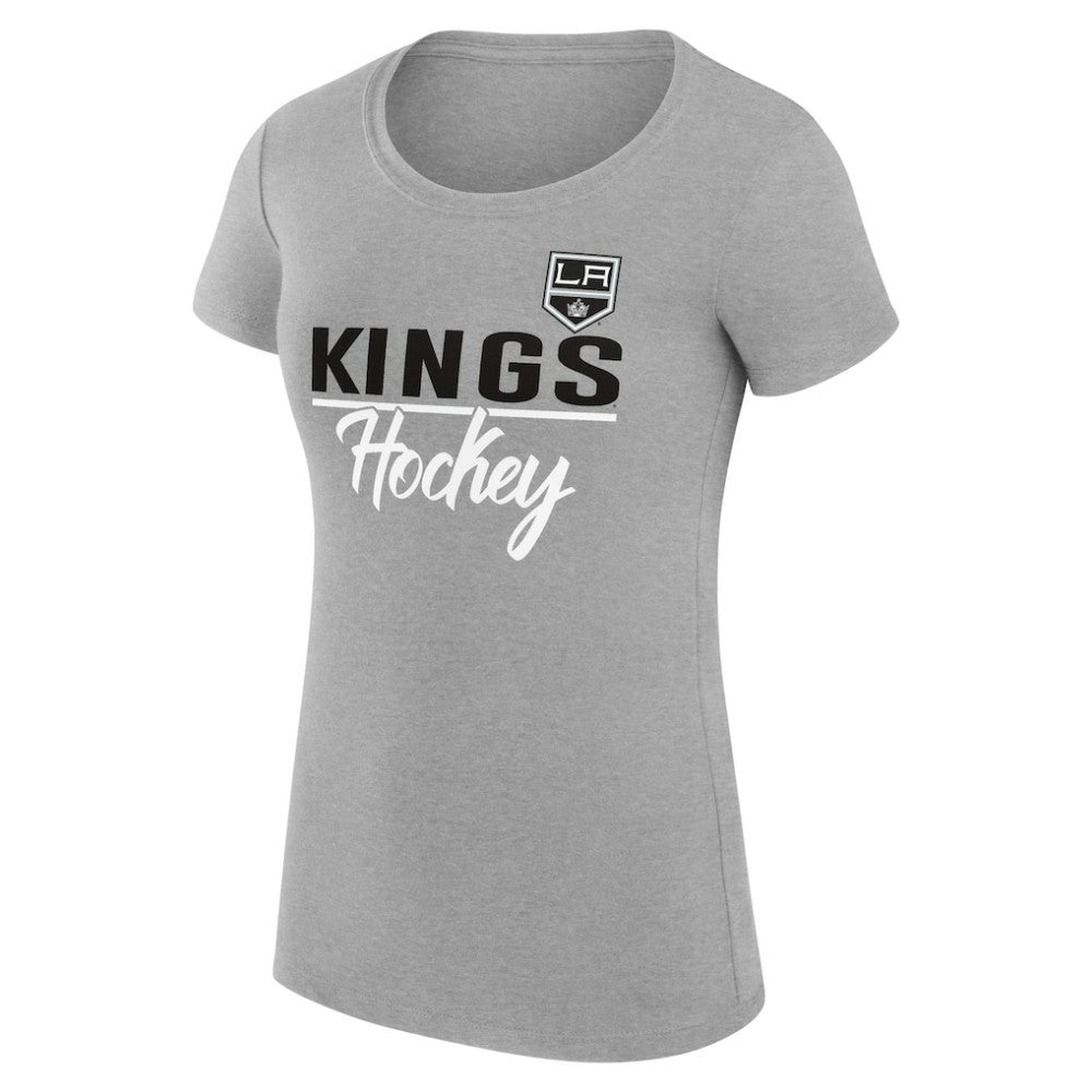 Los Angeles Kings G-III 4Her by Carl Banks Women's Super-Slim Fit Lightweight Team Sport T-Shirt