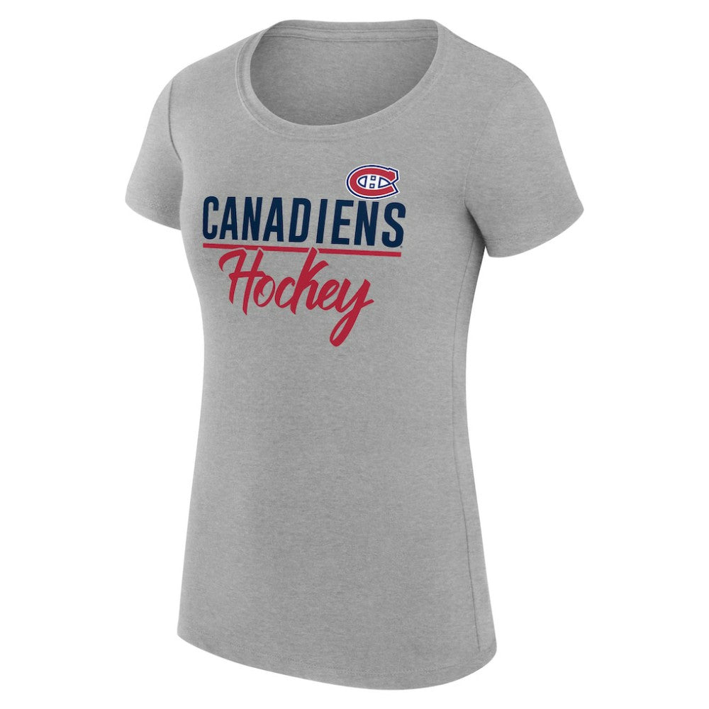 Montreal Canadiens G-III 4Her by Carl Banks Women's Super-Slim Fit Lightweight Team Sport T-Shirt