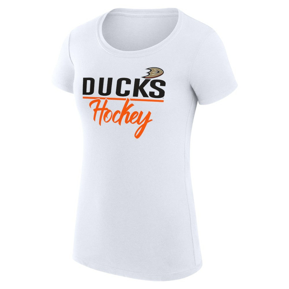 Anaheim Ducks G-III 4Her by Carl Banks Women's Super-Slim Fit Lightweight Team Sport T-Shirt
