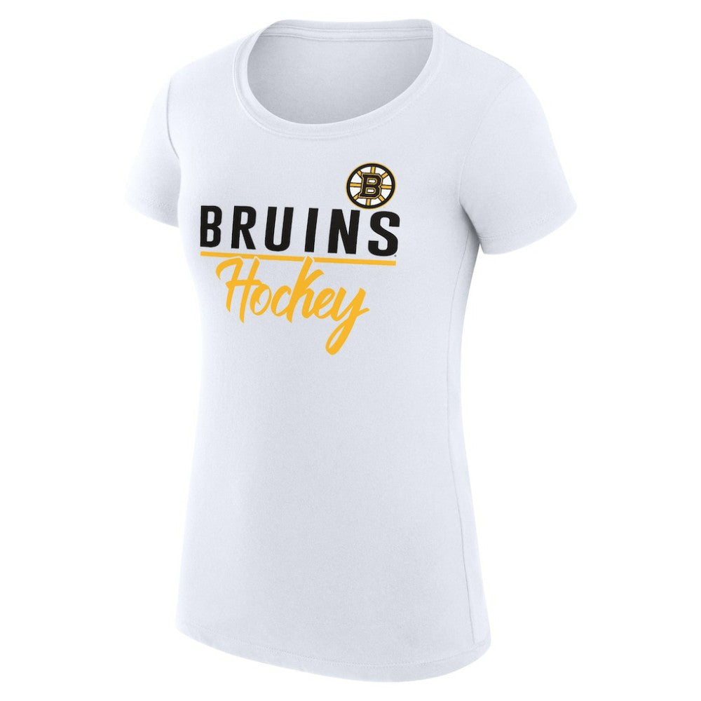 Boston Bruins G-III 4Her by Carl Banks Women's Super-Slim Fit Lightweight Team Sport T-Shirt