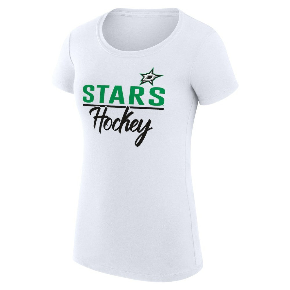 Dallas Stars G-III 4Her by Carl Banks Women's Super-Slim Fit Lightweight Team Sport T-Shirt