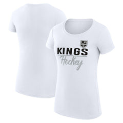 Los Angeles Kings G-III 4Her by Carl Banks Women's Super-Slim Fit Lightweight Team Sport T-Shirt