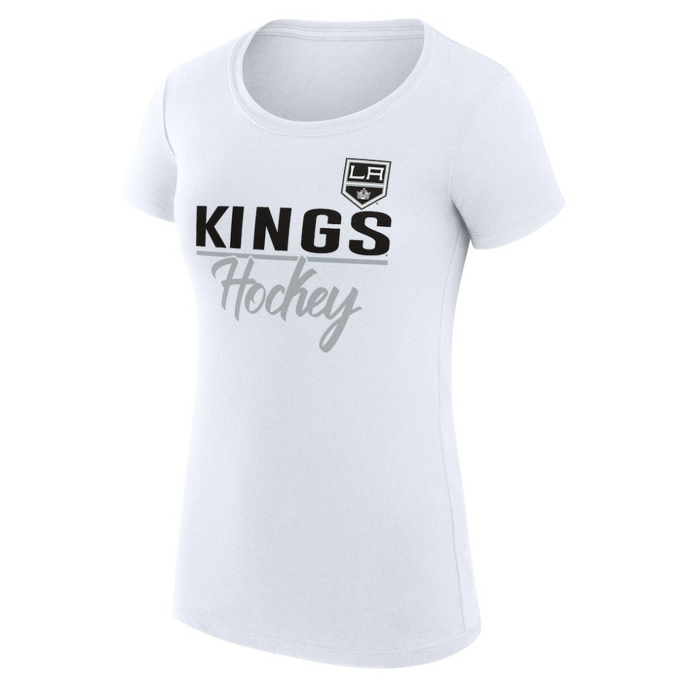 Los Angeles Kings G-III 4Her by Carl Banks Women's Super-Slim Fit Lightweight Team Sport T-Shirt