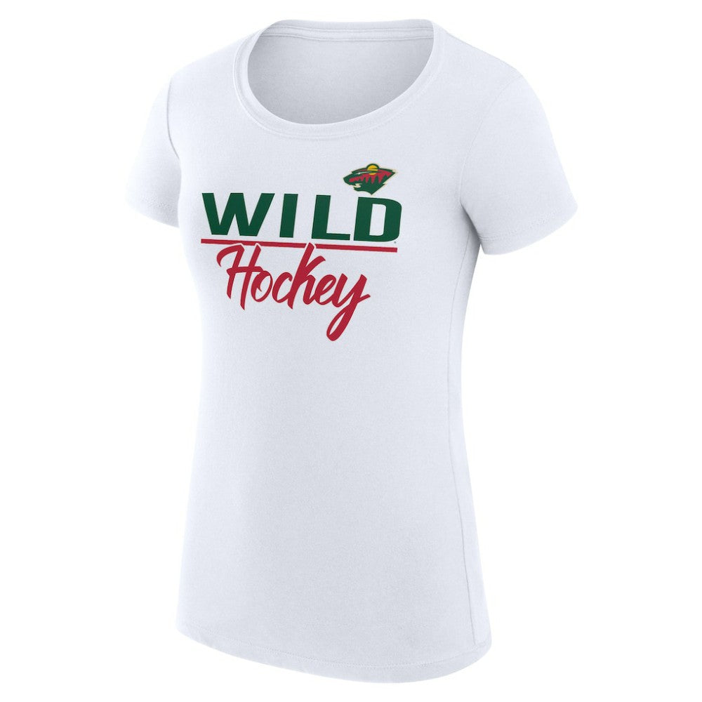 Minnesota Wild G-III 4Her by Carl Banks Women's Super-Slim Fit Lightweight Team Sport T-Shirt