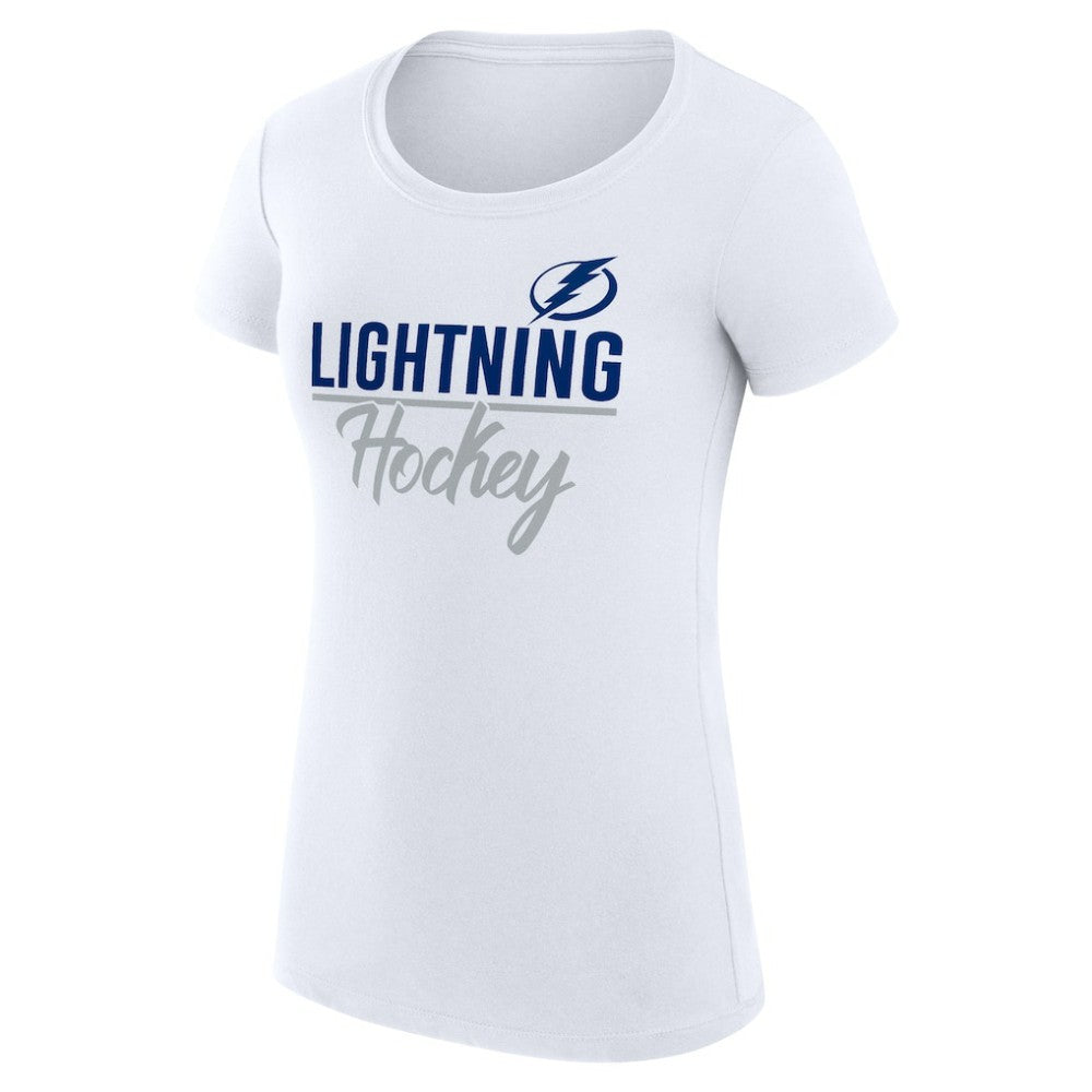 Tampa Bay Lightning G-III 4Her by Carl Banks Women's Super-Slim Fit Lightweight Team Sport T-Shirt