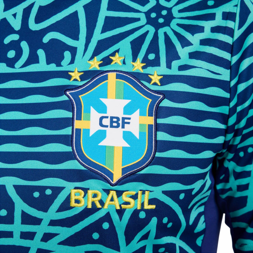 Brazil National Team 2024 Academy Pro Pre-Match Top / Soccer On sale