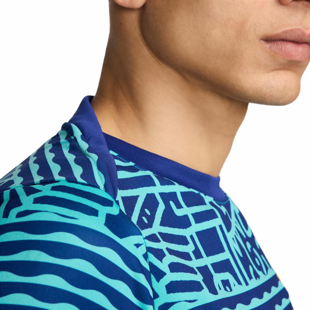 Brazil National Team 2024 Academy Pro Pre-Match Top / Soccer On sale