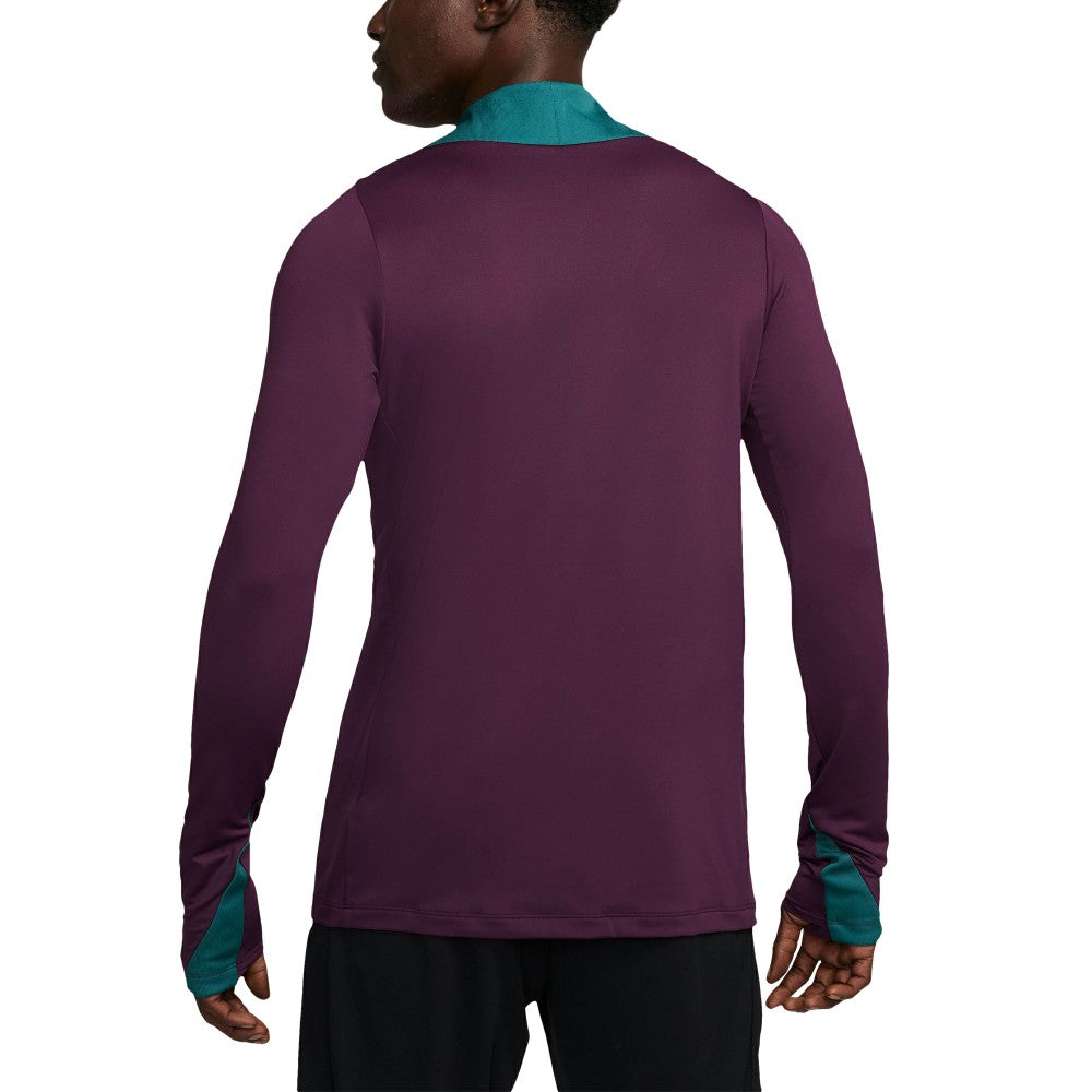 Paris Saint-Germain 2024/25 Strike Drill Performance Quarter-Zip Long Sleeve Top / Soccer Sale