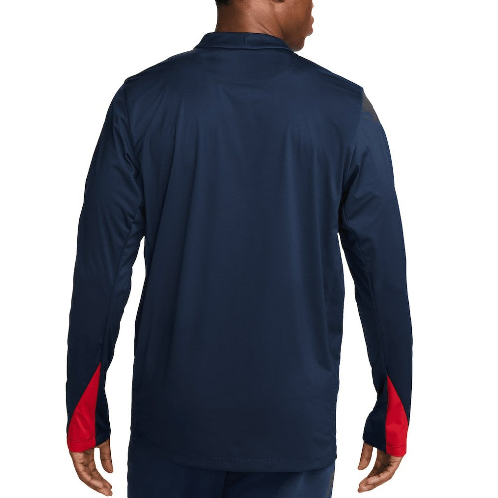 USMNT 2024 Strike Drill Performance Quarter-Zip Pullover Top / Soccer Sale