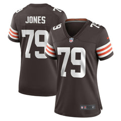 NFL Cleveland Browns Dawand Jones  Women's Team Game Jersey