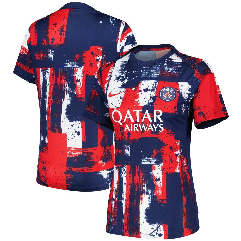 Paris Saint-Germain Women's 2024/25 Home Academy Pro Pre-Match Top / Soccer New