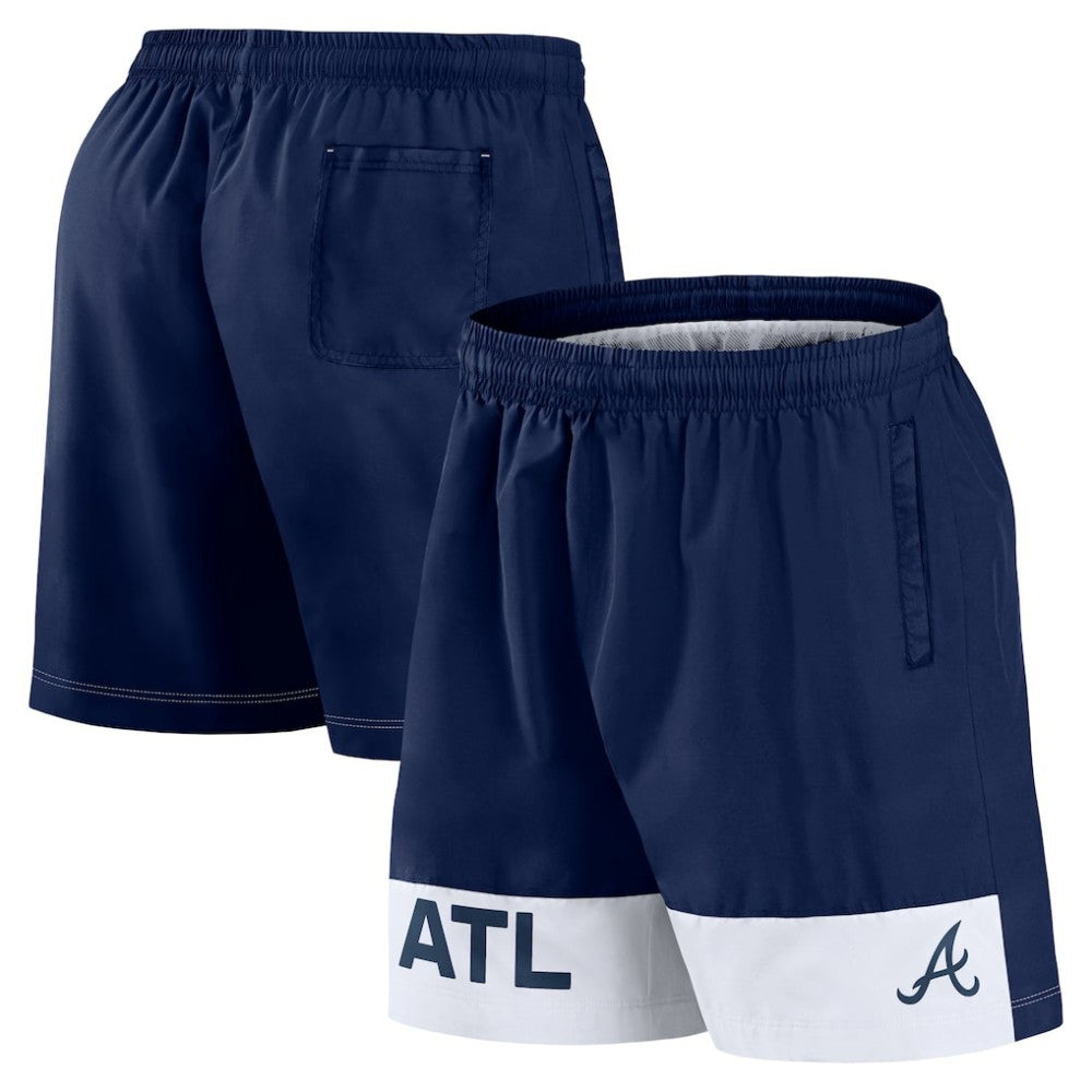 Atlanta Braves Elements Swim Shorts - Navy