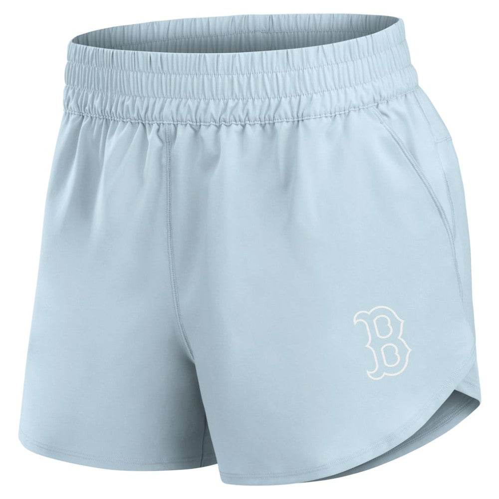 Boston Red Sox Women's Studio Woven Vibe Shorts - Light Blue