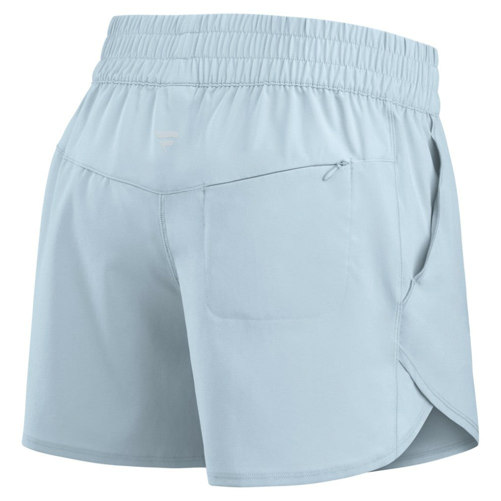 Chicago Cubs Women's Studio Woven Vibe Shorts - Light Blue
