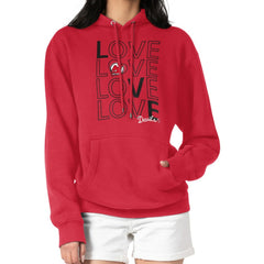 New Jersey Devils G-III 4Her by Carl Banks Women's Hockey Love Fleece Pullover Hoodie