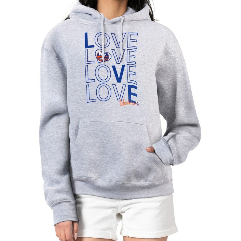 New York Islanders G-III 4Her by Carl Banks Women's Hockey Love Fleece Pullover Hoodie