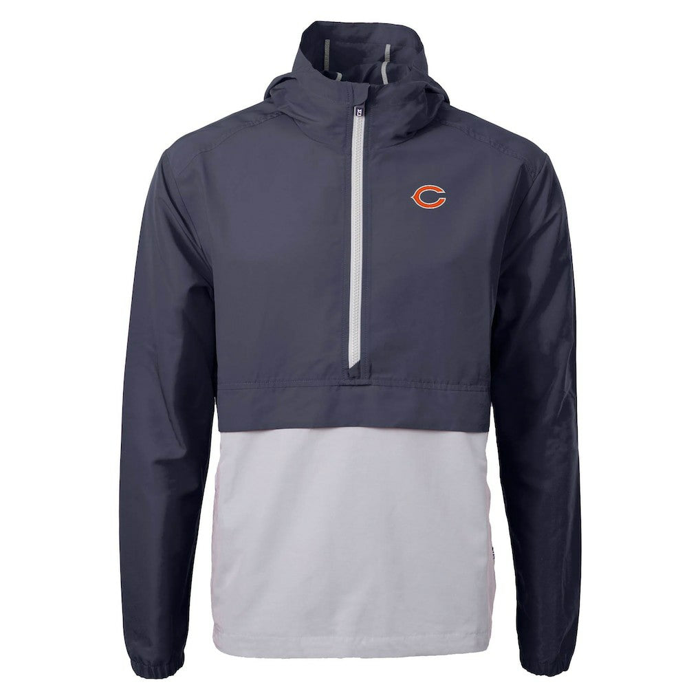NFL Chicago Bears Cutter & Buck Charter Eco Recycled Anorak Half-Zip Jacket