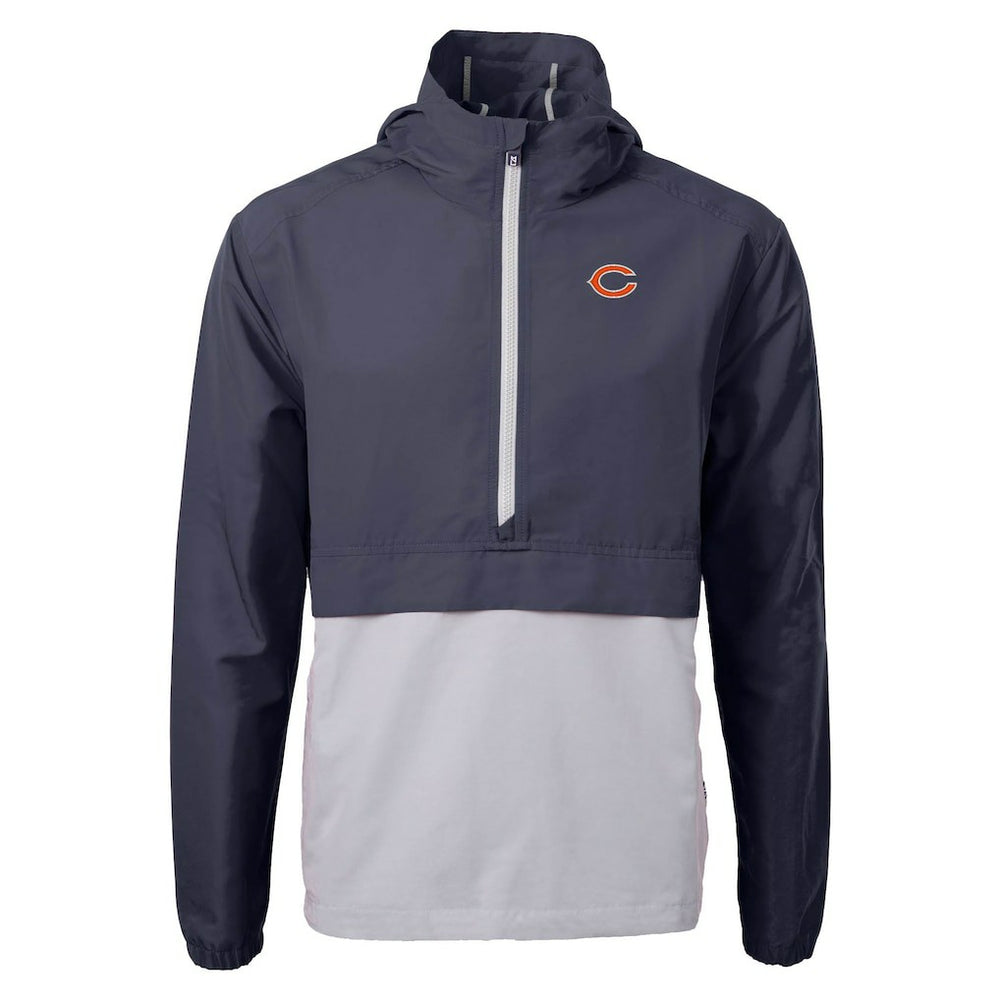 NFL Chicago Bears Cutter & Buck Charter Eco Recycled Anorak Half-Zip Jacket