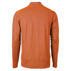NFL Chicago Bears Cutter & Buck Virtue Eco Pique Micro Stripe Recycled Quarter-Zip Pullover Top