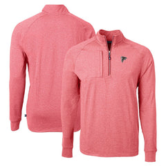 NFL Atlanta Falcons Cutter & Buck Adapt Eco Knit Quarter-Zip Pullover Top