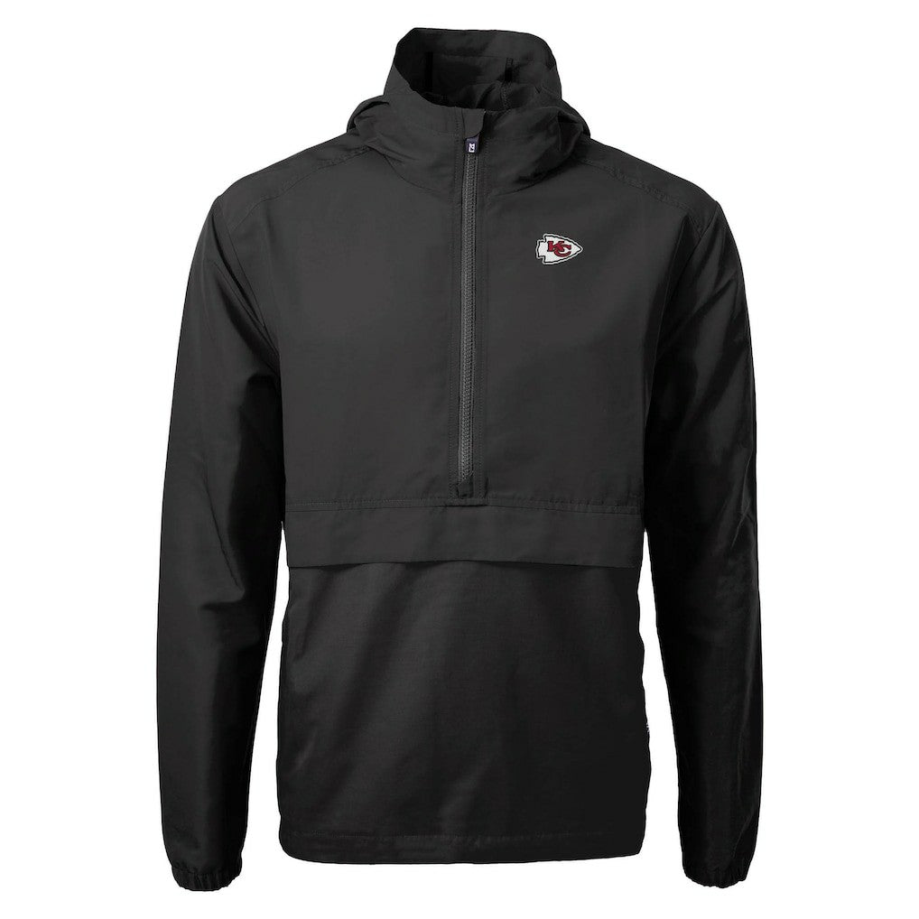 NFL Kansas City Chiefs Cutter & Buck Charter Eco Recycled Anorak Half-Zip Jacket