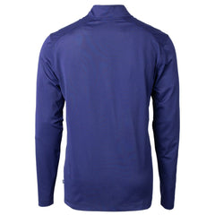 NFL Indianapolis Colts Cutter & Buck Virtue Eco Pique Micro Stripe Recycled Quarter-Zip Pullover Top