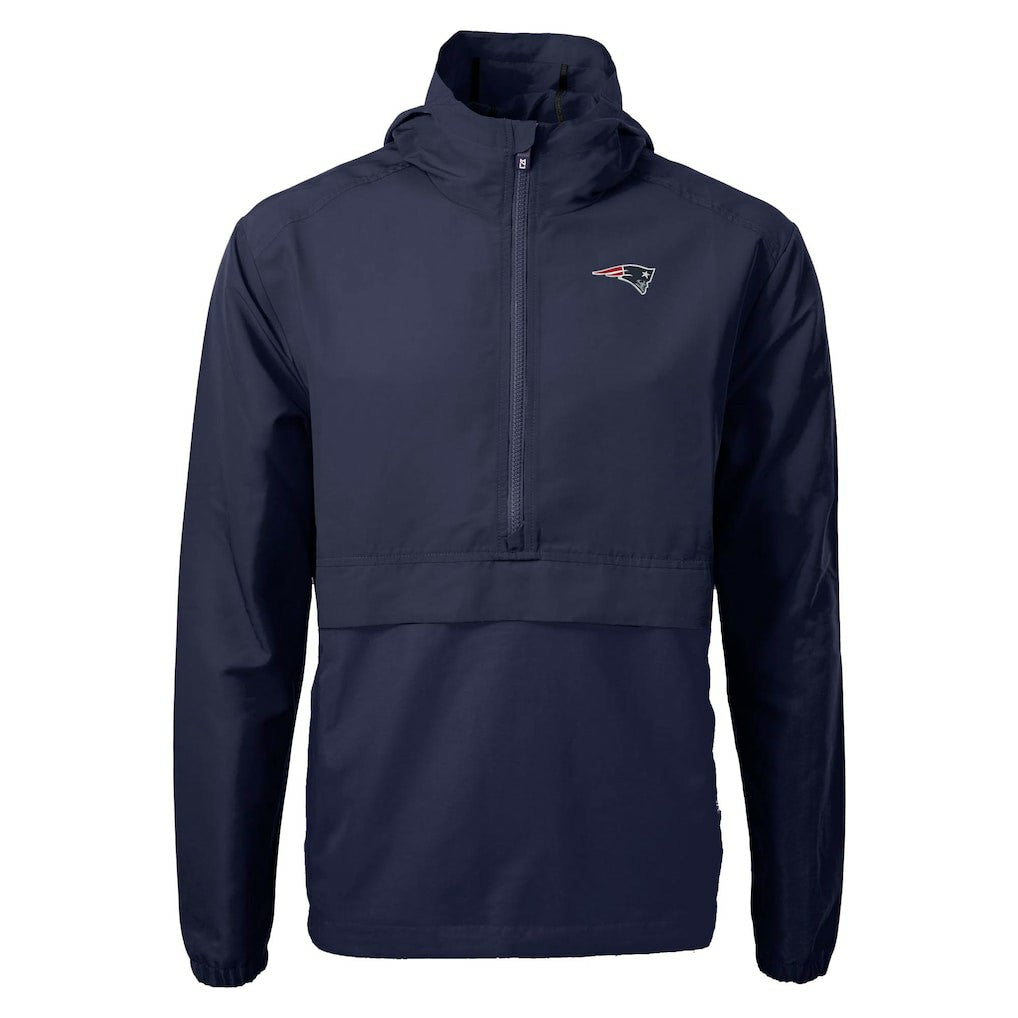 NFL New England Patriots Cutter & Buck Charter Eco Recycled Anorak Half-Zip Jacket
