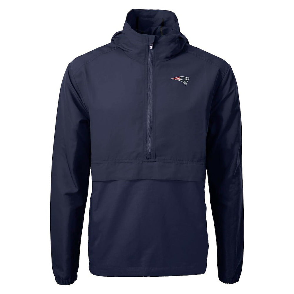 NFL New England Patriots Cutter & Buck Charter Eco Recycled Anorak Half-Zip Jacket