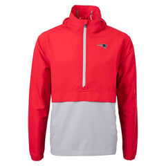 NFL New England Patriots Cutter & Buck Charter Eco Recycled Anorak Half-Zip Jacket