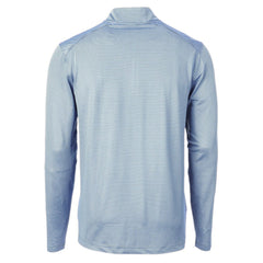 NFL Los Angeles Chargers Cutter & Buck Virtue Eco Pique Micro Stripe Recycled Quarter-Zip Pullover Top